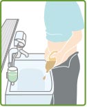 オストメイトトイレの一例