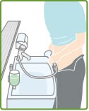 オストメイトトイレの一例